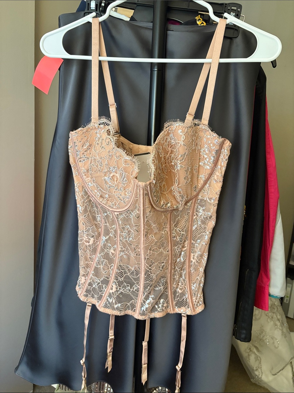 Victoria’s Secret - Lace Bustier Camisole in Nude